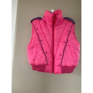 Hot pink/ purple girls winter vest Arctic Racer sz 6x